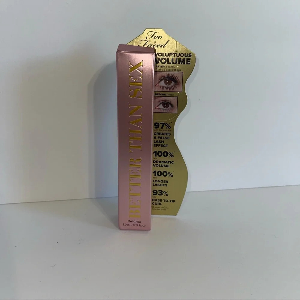 Too Faced Better Than Sex Black Mascara Set Of 3 New